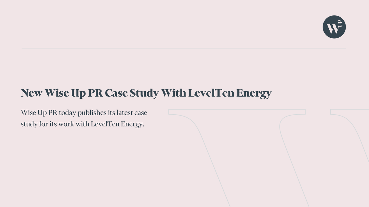 A PR Case Study: Powering Media Relations for an Energy Client