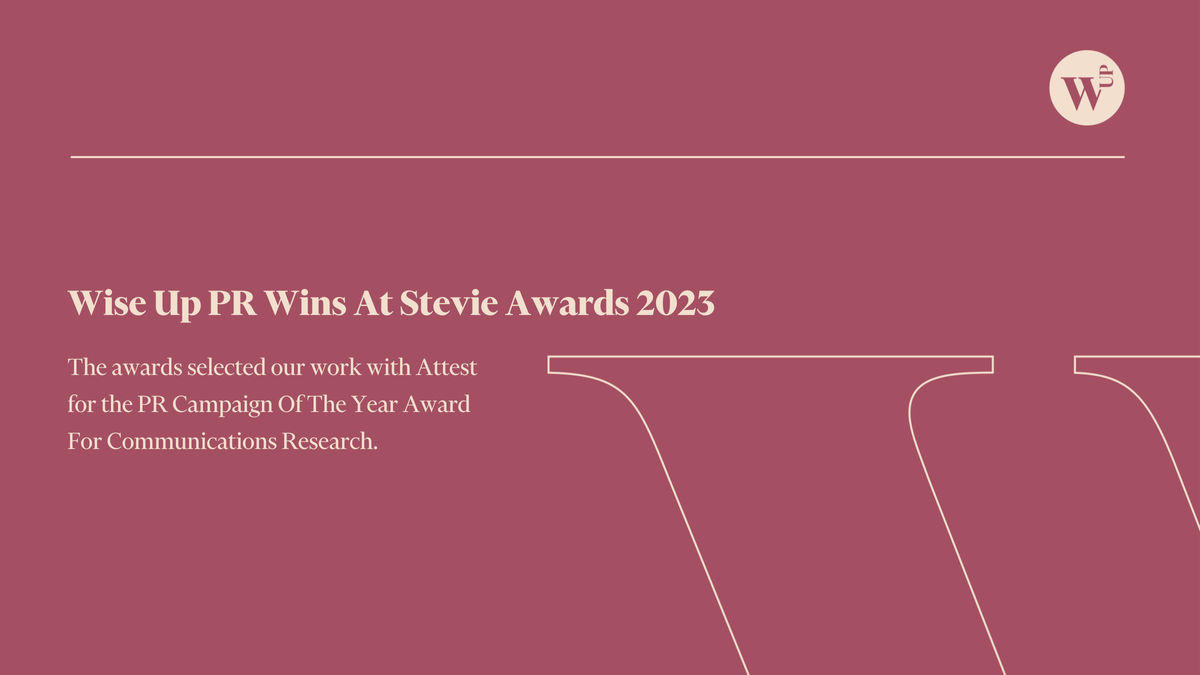 Wise Up PR Secures Gold Stevie Award Winner At 2024 American Business Awards