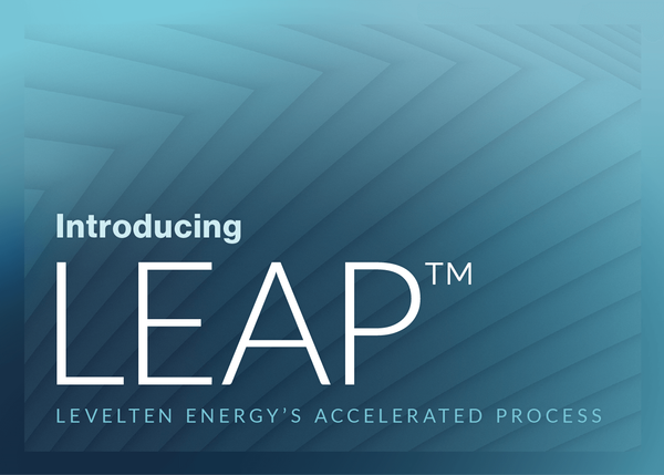 LevelTen Energy’s Accelerated Process™ (LEAP™), Now Widely Available, Reduces Clean Energy Procurement Timelines by 80%