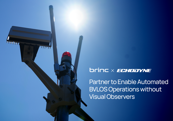 BRINC and Echodyne to Enable Automated BVLOS Operations without Visual Observers for First Responders